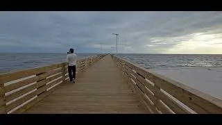 Wandering  around the beach  in Biloxi, MS.