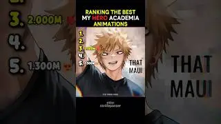 Ranking Top 5 | My Hero Academia Animations #myheroacademia #shorts #fyp #viral #trend
