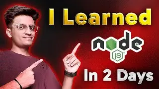 I Learned Node Js in 2 Days 🧐 | JavaScript | How to Learn Coding | Coding Tutorial | Python 