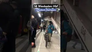 Offenbach-Marktplatz Einfahrt BR430/S8➡️Wiesbaden-Hbf+Einfahrt Neue BR430/S9➡️Hanau-Hbf#br430#sbahn