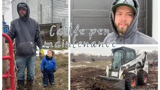 Техническое обслуживание загонов для скота