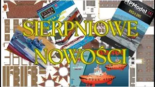SIERPNIOWE NOWOŚCI WYDAWNICZE w KARTONIE . #modelarstwo #hobby #karton #papermodel