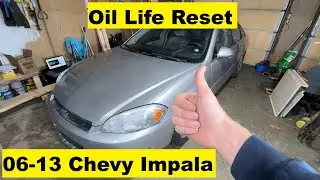 Oil Life Reset Chevy Impala 3.5 v6 06 07 08 09 10 11 12 13 2006 2007 2008 2009 2010 2011 2012 2013