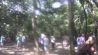 Monkey area in Gumbalimba Park in Roatan