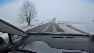 POV Winter Drive | Frozen Streets & Cold Silence