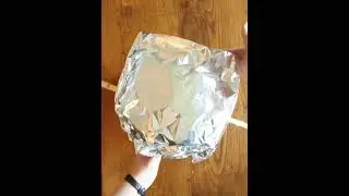 How to Tent a Loaf Tin with Aluminium Foil