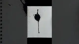 Drawing Tree With Ink #shorts #drawing #art