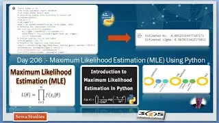 Day 206  Maximum Likelihood Estimation MLE Using Python 1