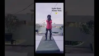 Super Brain Power Trick 😱🧠✨ #yoga #danda #fitness #trend