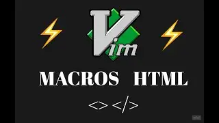 Add HTML tags quickly - VIM macros