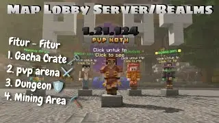MAP LOBBY SERVER/REALMS FULL SYSTEM || SUPORT MCPE 1.21.124 || AdmudCraft