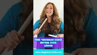 Let's Play Snowman Dance Rhythm Sticks