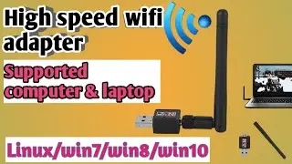 High speed windows wifi adapter stick all pc and laptop Supported @a.btechvlogs