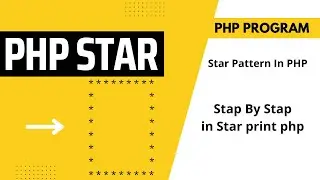 PHP star Pattern in php - Part 4 #star #php #phpproject