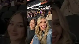 How We Found The BEST Last Minute Tickets To The Suns Game! 🏀 #seatgeekcodetuna20 #seatgeek