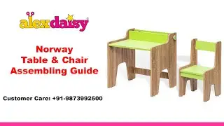 Alex Daisy Norway Kids Table and Chair assembling