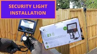 PIR SECURITY LIGHT INSTALLATION