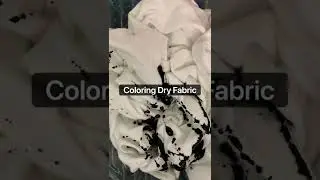 Coloring Dry Fabric Vs Wet Fabric #shorts #shortsvideo #youtubeshorts