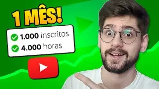 Como Monetizei um Canal do Zero em 1 Mês!