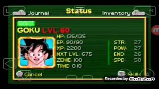 Dragon Ball Buu's Fury cheat for max exp