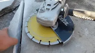 Makita 2400 W merită toți BANII ⁉️ tăiem beton pentru Căsuța Viitorului