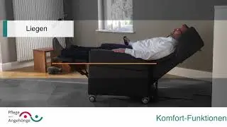 Pflege durch Angeh&ouml;rige: Aufstehsessel / Pflegesessel VIANDOpflege&reg; mit Liegefunktion (