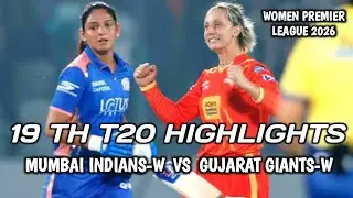 MI-W vs GG-W Match 19 Highlights | Gujarat Giants STUN Mumbai Indians! | WPL 2026