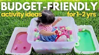 8 DIY activities for 1-2&nbsp;year olds&nbsp;| Budget friendly play ideas