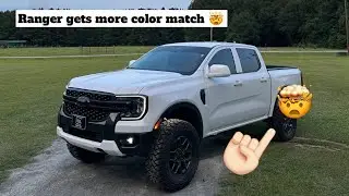 MORE DIY COLOR MATCH ON THE FORD RANGER! (TURNED OUT GREAT) OXFORD WHITE 🤯😮&zwj;💨😮&zwj;💨