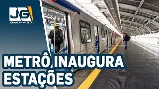 Com atraso, metrô inaugura estações