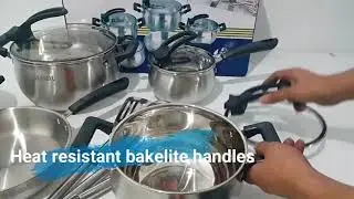 Keimav 12-piece Super Quality Elegant Cookware Set with Kitchen Tools