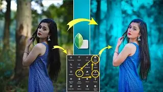 Snapseed blue colour effect photo editing 2023 | Snapseed - Jast 3 step blue tone editing