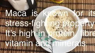 Superfood Maca latte (vegetarian)