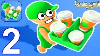 Coffee Break Cafe Simulation - GameplayPart 2 Idle Stickman Cafe ManagerSimulation (iOS, Android)