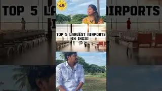 Top 5 large Airports (Land area) in India  |BWT| biscuitswithtea #tamil #airport #india #hyderabad