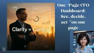 One-Page CFO Dashboard | See, Decide, Act &mdash; On One Page
