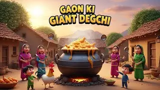 Gaon Ka Pyar | Sab Mil Kar Bana Khana | 3D Cartoon Village Life