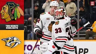 Chicago Blackhawks vs. Nashville Predators (1/10/25) | Game Highlights | CHSN Blackhawks