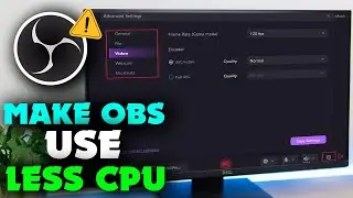 How to make obs use less cpu 2026