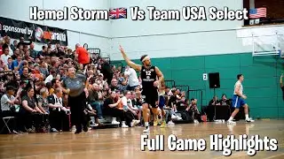 USA TEAM🇺🇸 TAKES ON UK D1 TEAM🇬🇧😳 | Hemel Storm Vs Team USA Select | Game Highlights
