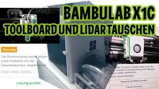 Bambu Lab X1C: Fehler &bdquo;Abnormale Temperatur&ldquo;  &ndash; Upgrade auf Toolhead Board V9 + Dual Lidar