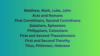 All The Books Of The Bible | check description