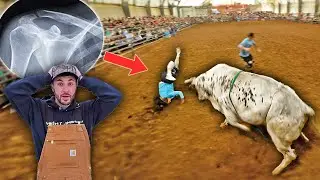 Our ANGRY bull Sent Him To The Hospital!