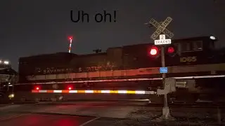 *Stuck Gate* NS 1201 Leads Power move /w S&A West | Jennings Ln. Grade Crossing, Appliance Park, KY