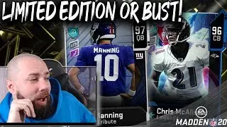 LIMITED EDITION OR BUST! I LIKE WASTING COINS! [MADDEN 20 ULTIMATE TEAM]