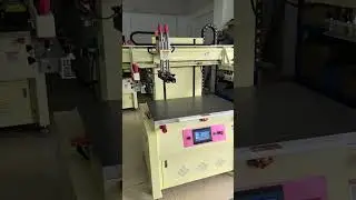 60x90cm servo control vertical screen printing machine