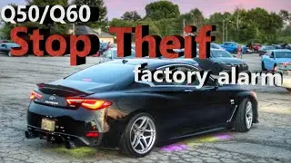 Infiniti Q50/60 Shock Sensor Alarm