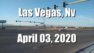 Las Vegas Boulevard Strip Ride from St. Rose Parkway to Warm Springs April 03, 2020