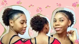 Peinado para cabello AFRO CORTO |afro mery🌸