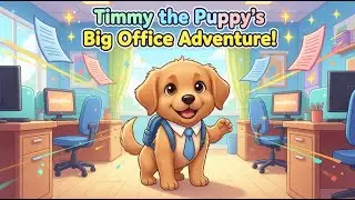 Timmy the Puppy Cartoon Story Family, Work & Funny Office Moments